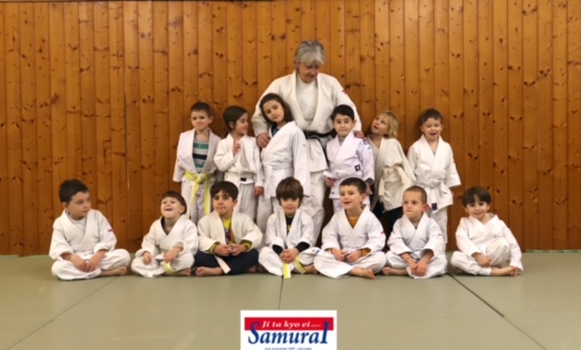 gruppo judoka prescolari